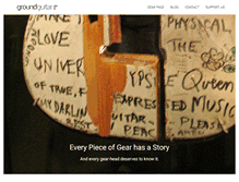 Tablet Screenshot of groundguitar.com